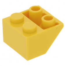 LEGO tetőelem fordított 45°-os 2×2, sárga (3660)